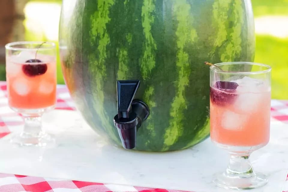 How to Make a Watermelon Water Dispenser