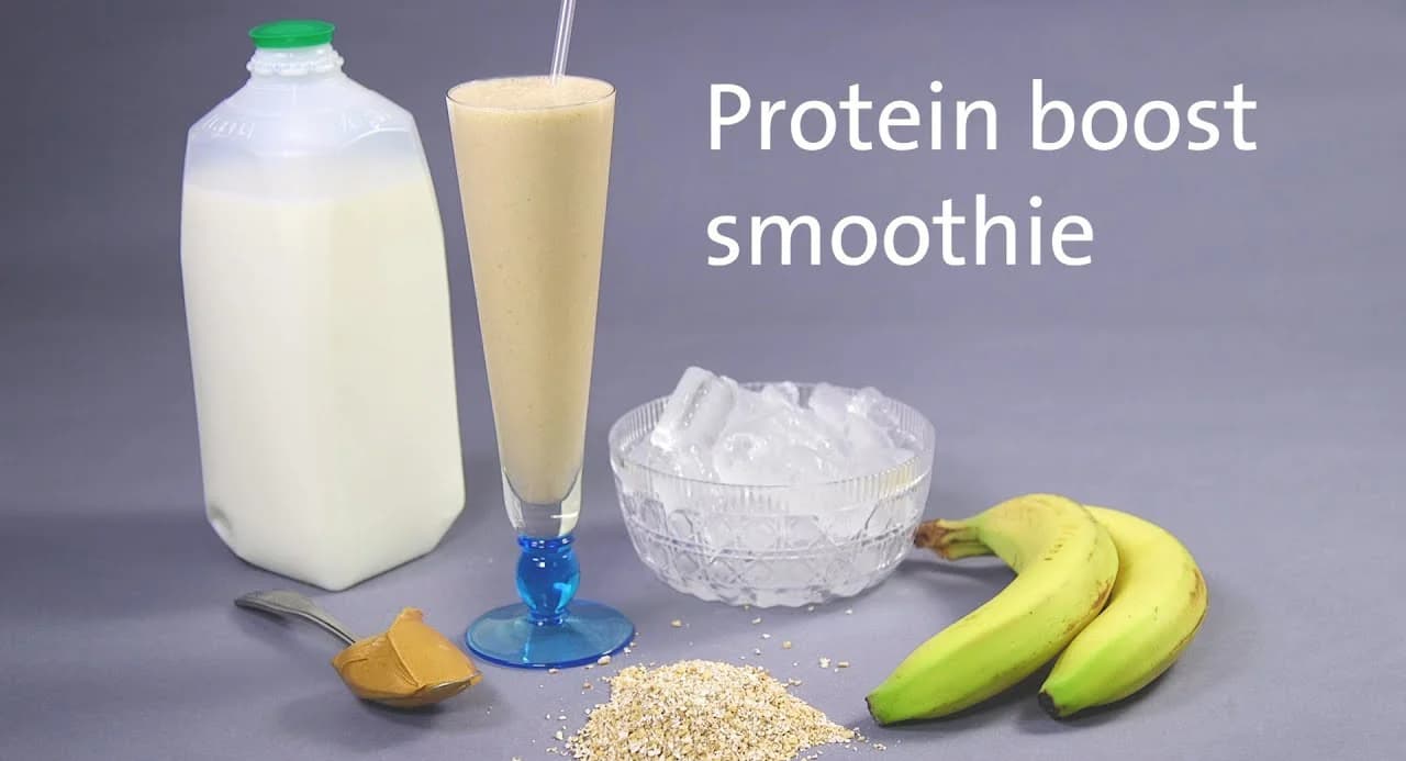 ပရိုတင်းဓာတ်ကြွယ်ဝတဲ့ Smoothie ပြုလုပ်နည်း