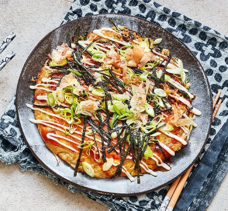 Okonomiyaki လို့ နာမည်ပေးထားတဲ့ ဂေါ်ဖီထုပ်ပန်ကိတ်