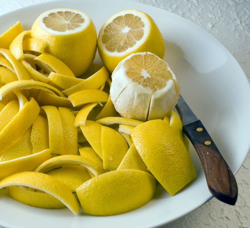 Fresh Lemon Peels
