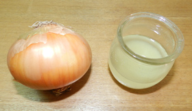 onion juice remedy for gray hair
