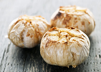 Roasted garlic bulbs
