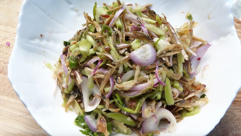 Marian and Dried Anchovy Salad