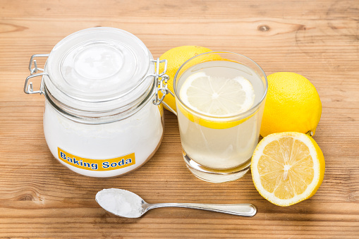 Baking soda with lemon juice for multiple holistic usages