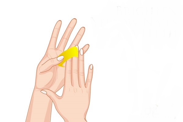 yellow nail and teeth
