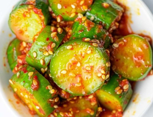 ကိုရီးယားအစားအစာ အရံဟင်းလျာတစ်မျိုးဖြစ်တဲ့ သခွားသီးအစပ်သုပ်