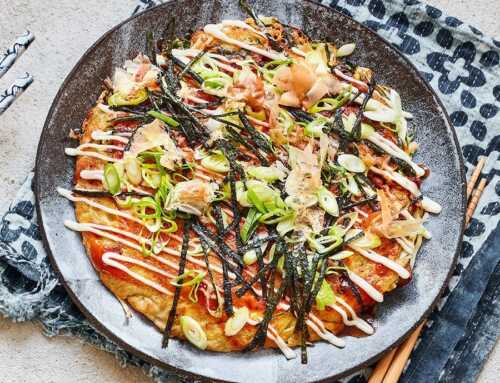 Okonomiyaki လို့ နာမည်ပေးထားတဲ့ ဂေါ်ဖီထုပ်ပန်ကိတ်